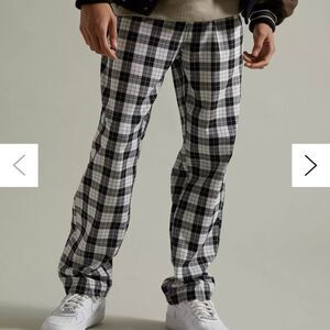 New OBEY Newton Gingham Plaid Pull-On Pant
